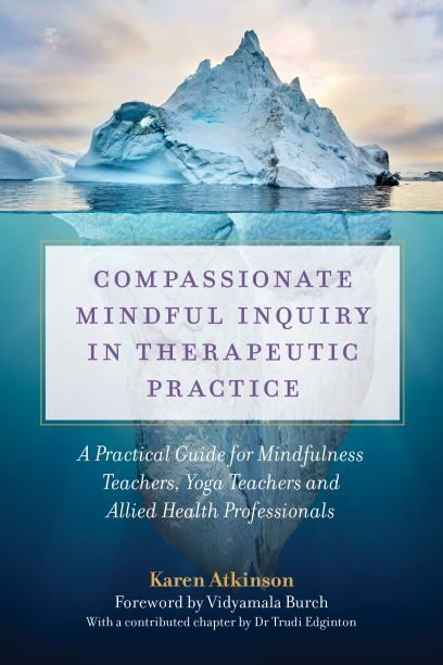 This book by Karen Atkinson from MindfulnessUK is a practical guide and explores compassionate mindful inquiry.